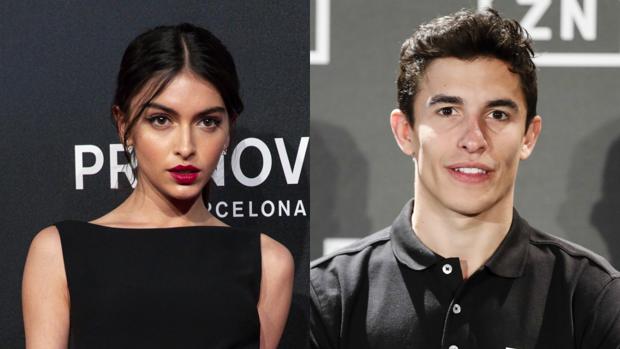 Luciía Rivera y Marc Márquez