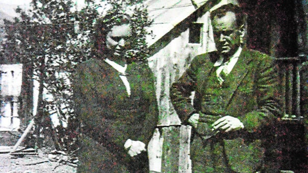 Miguel Giner y su mujer Dolores, en Les