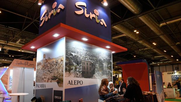 Imagen del estand de Siria en Fitur 2018
