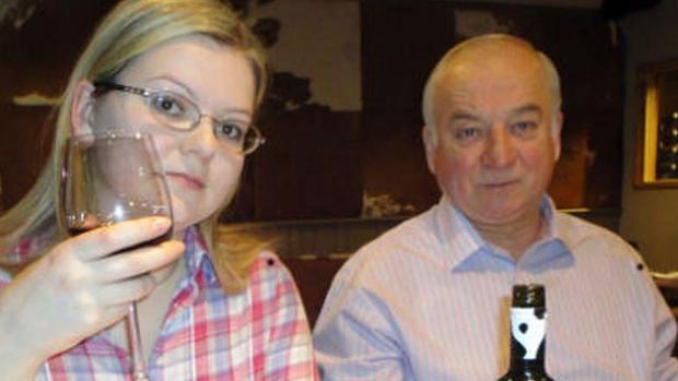 Yulia Skripal y su padre Sergei Skripal