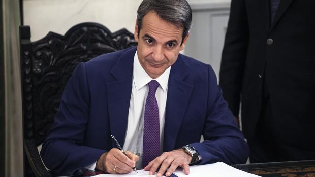 El primer ministro Kyriakos Mitsotakis,