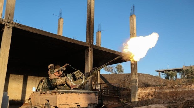 Un avión de combate del ejército sirio ha sido derribado