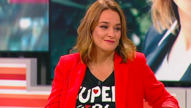 Toñi Moreno, presentando su nuevo programa