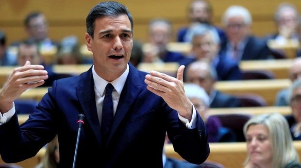 El presidente del Gobierno, Pedro Sánchez