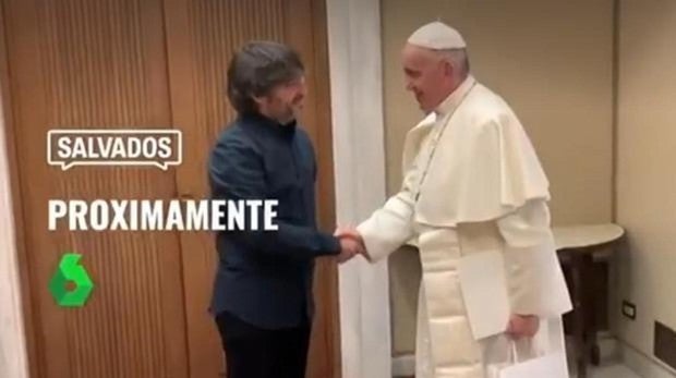 El Papa Francisco y Jordi Évole en un avance de Salvados