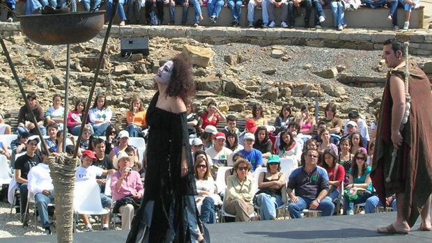 Una actuación en Baelo Claudia en la pasada edición del Festival de Teatros Romanos