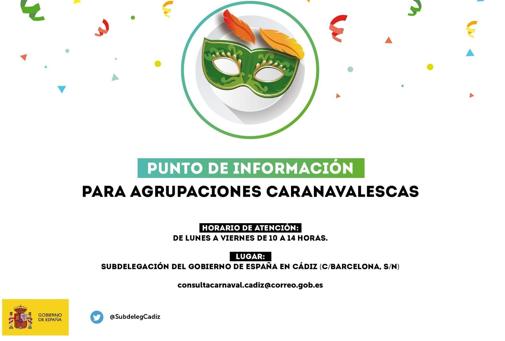 Los datos del buzón de consulta a las agrupaciones.