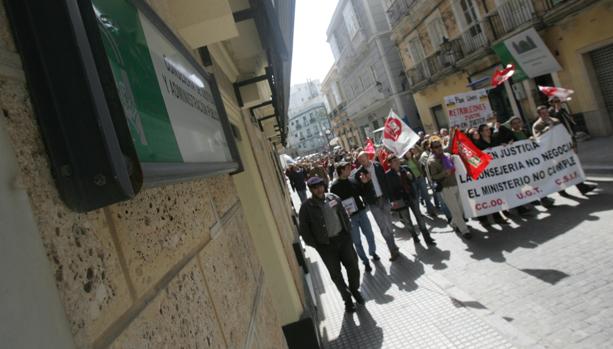 Foto de archivo de una marcha reivindicativa