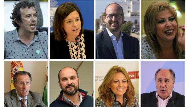 Algunos de los alcaldes que tomarán posesión este sábado.