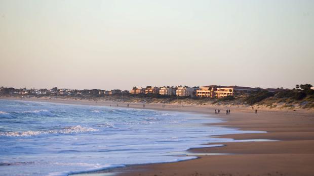 Playa de La Barrosa en Chiclana
