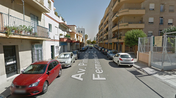 Lugar d0nde se ha registrado el accidente, en El Puerto de Santa María.