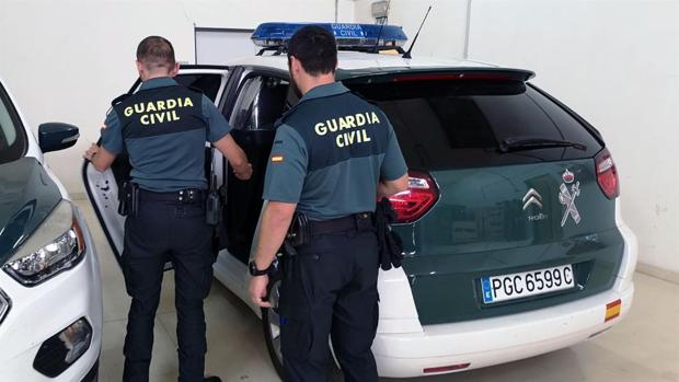 La Guardia Civil en una de sus actuaciones