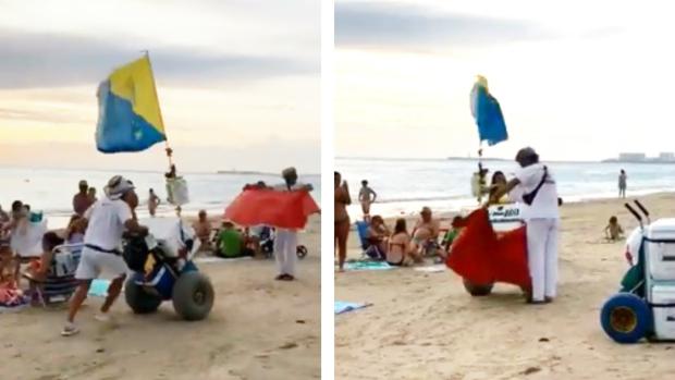 Los lateros de Cádiz, toreros en la playa