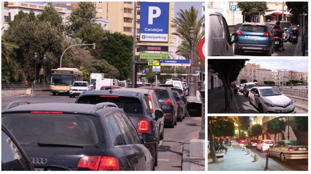 Atascos en el casco histórico de Cádiz