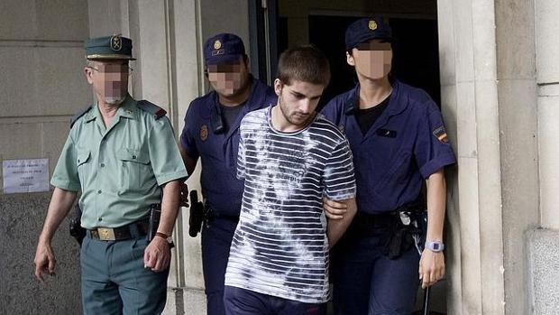 Miguel Carcaño a la salida de los juzgados