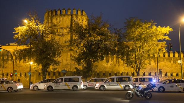 Huelga de taxistas celebrada el pasado 17 de noviembre