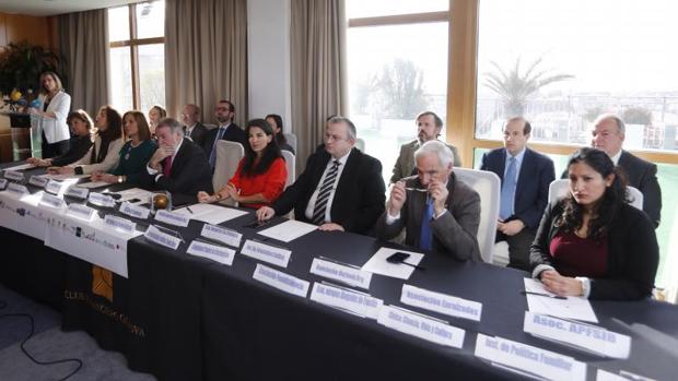 Acto de presentación de la Plataforma por las Libertades