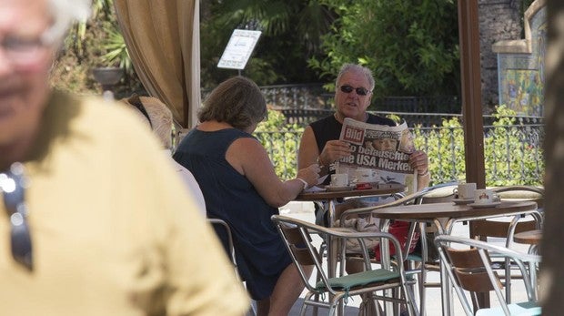 Turistas alemanes en Huelva
