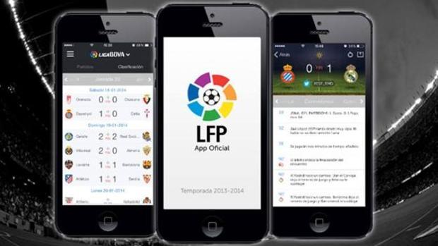 La aplicación oficial de La Liga