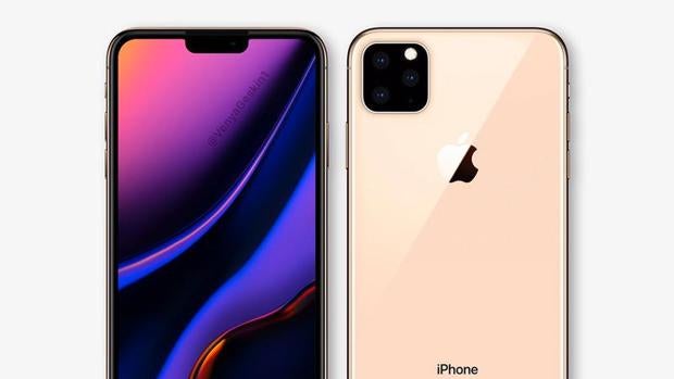Diseño conceptual del iPhone de 2019
